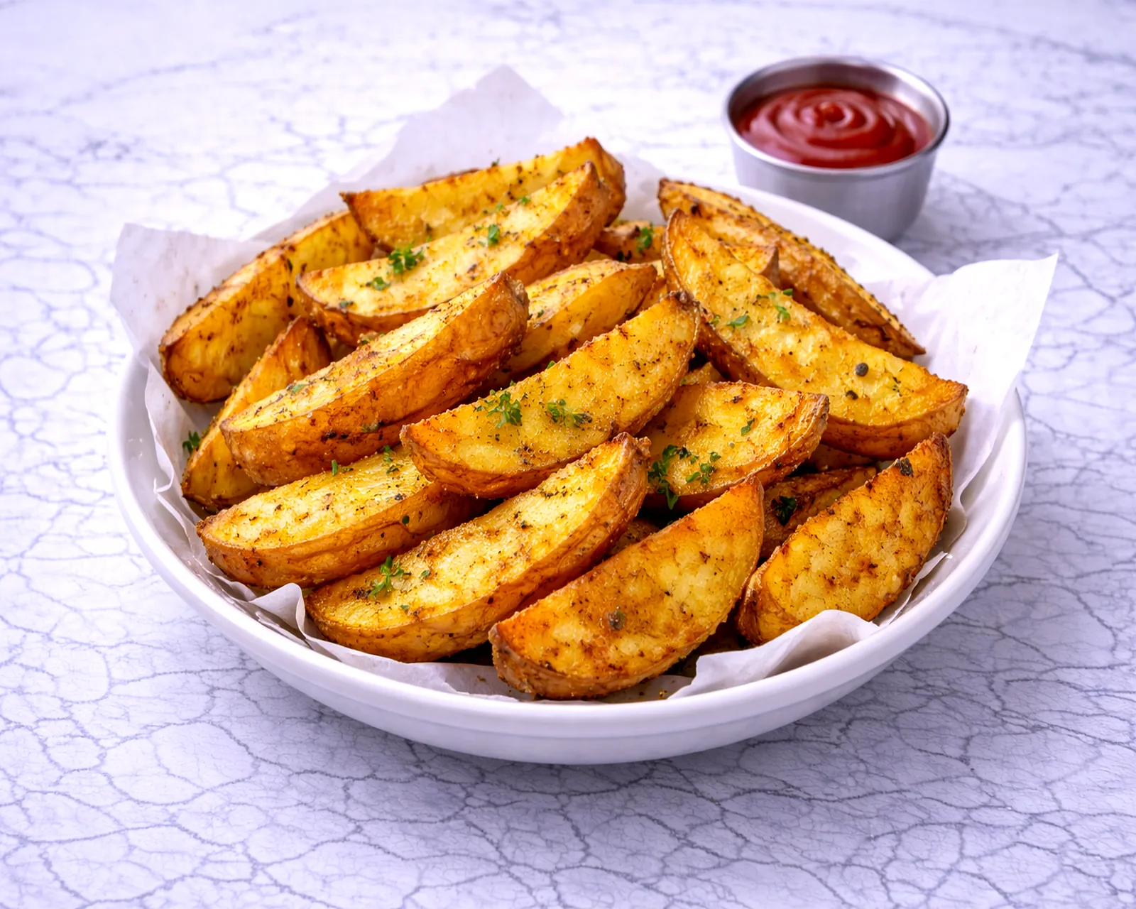Crispy potato wedges served at ByWard Market Ottawa