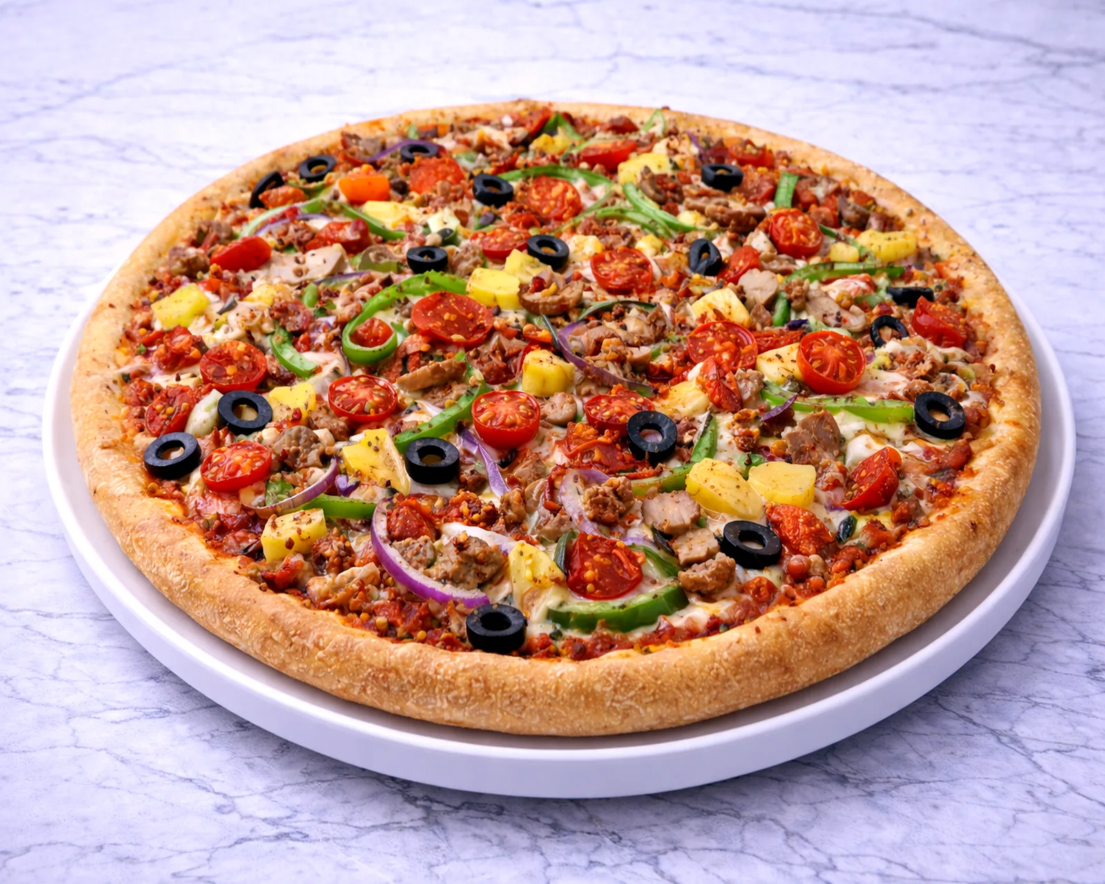 Custom pizza with unlimited toppings at ByWard Market Ottawa